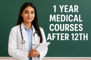 1 year medical courses after 12th
